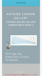 Mobile Screenshot of chaponartgallery.com
