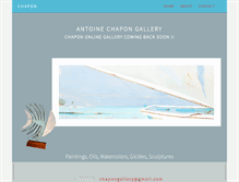 Tablet Screenshot of chaponartgallery.com